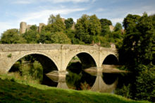 Dinham Bridge and Ludlow Castle